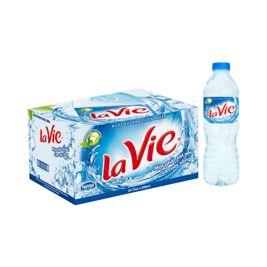 Sản phẩm nước khoáng lavie 500ml chất lượng tốt
